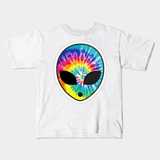Alien Tie Dye Kids T-Shirt